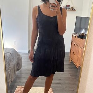 Dark gray slip dress